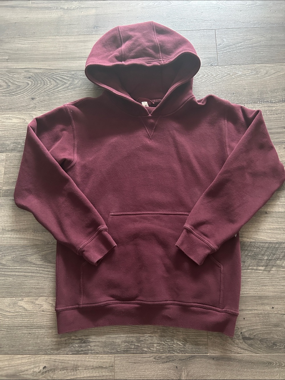 Women's Lululemon Maroon Hooded Pullover Sweatshirt